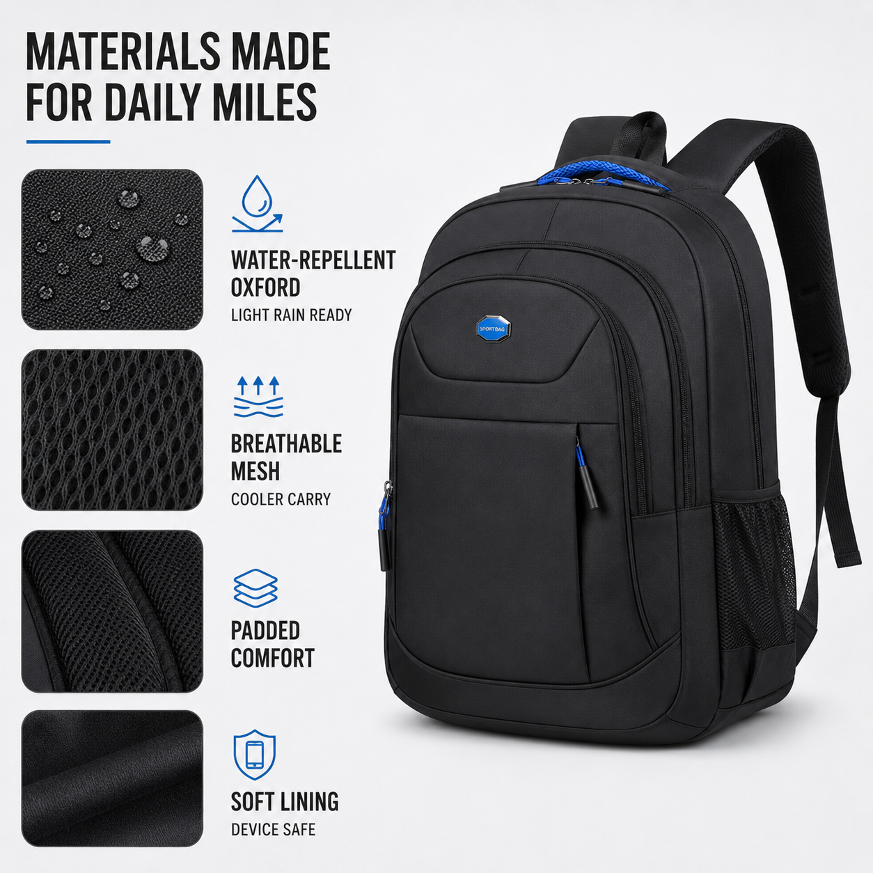 SusanSmith | Oxford Business Backpack