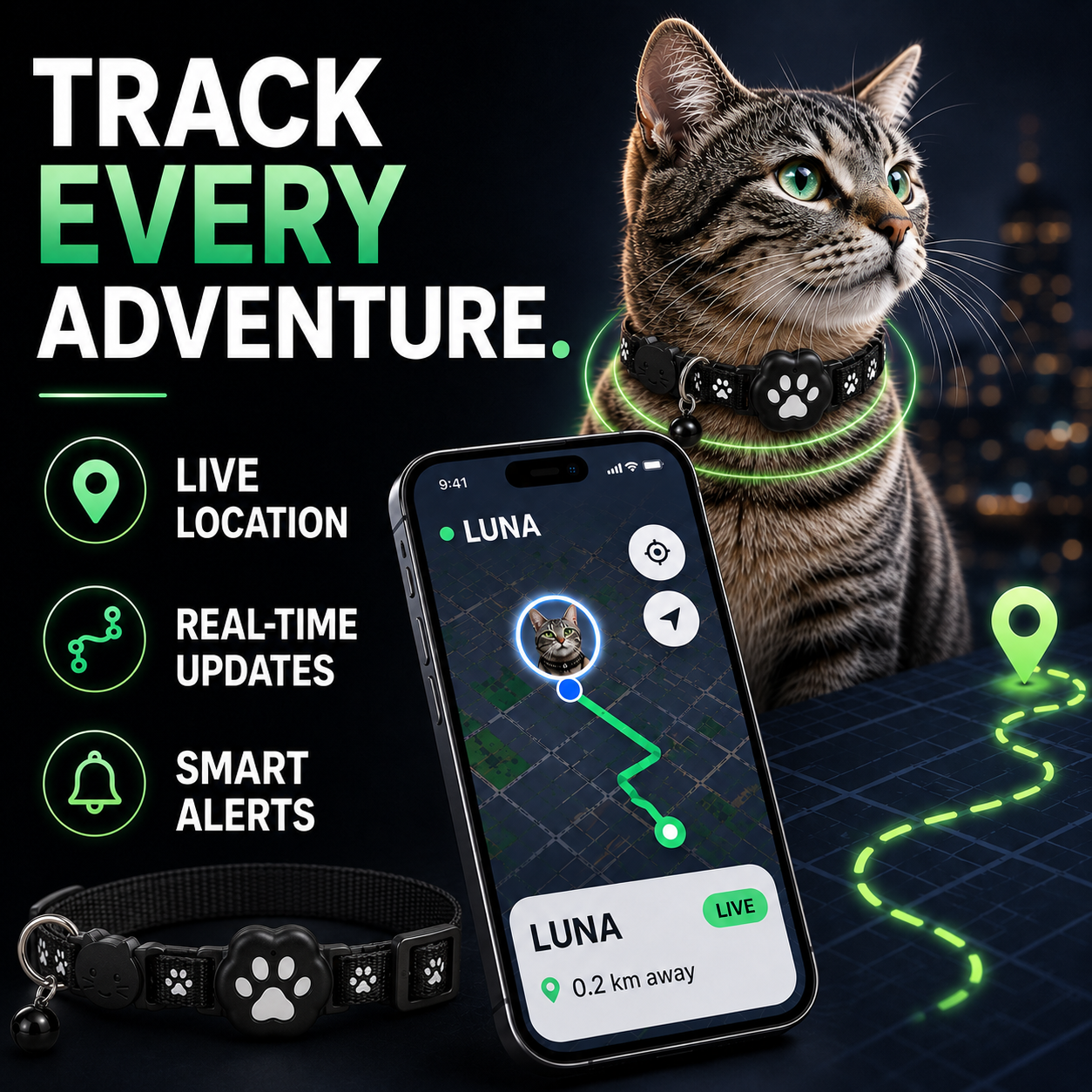 SusanSmith | Pawtrackr GPS-Enabled Adjustable Pet Collar