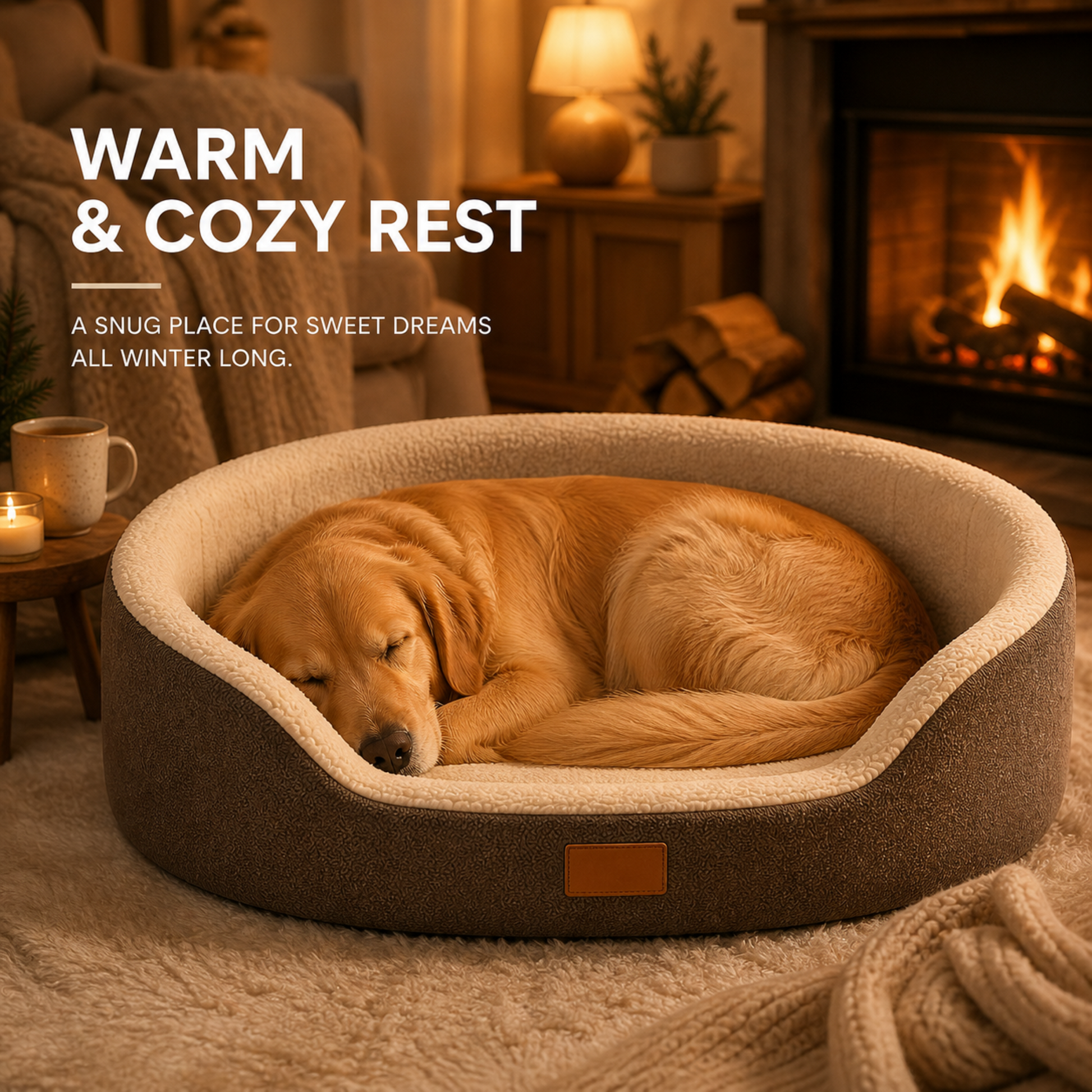SusanSmith | Pawvello Orthopedic Couch-Style Pet Bed