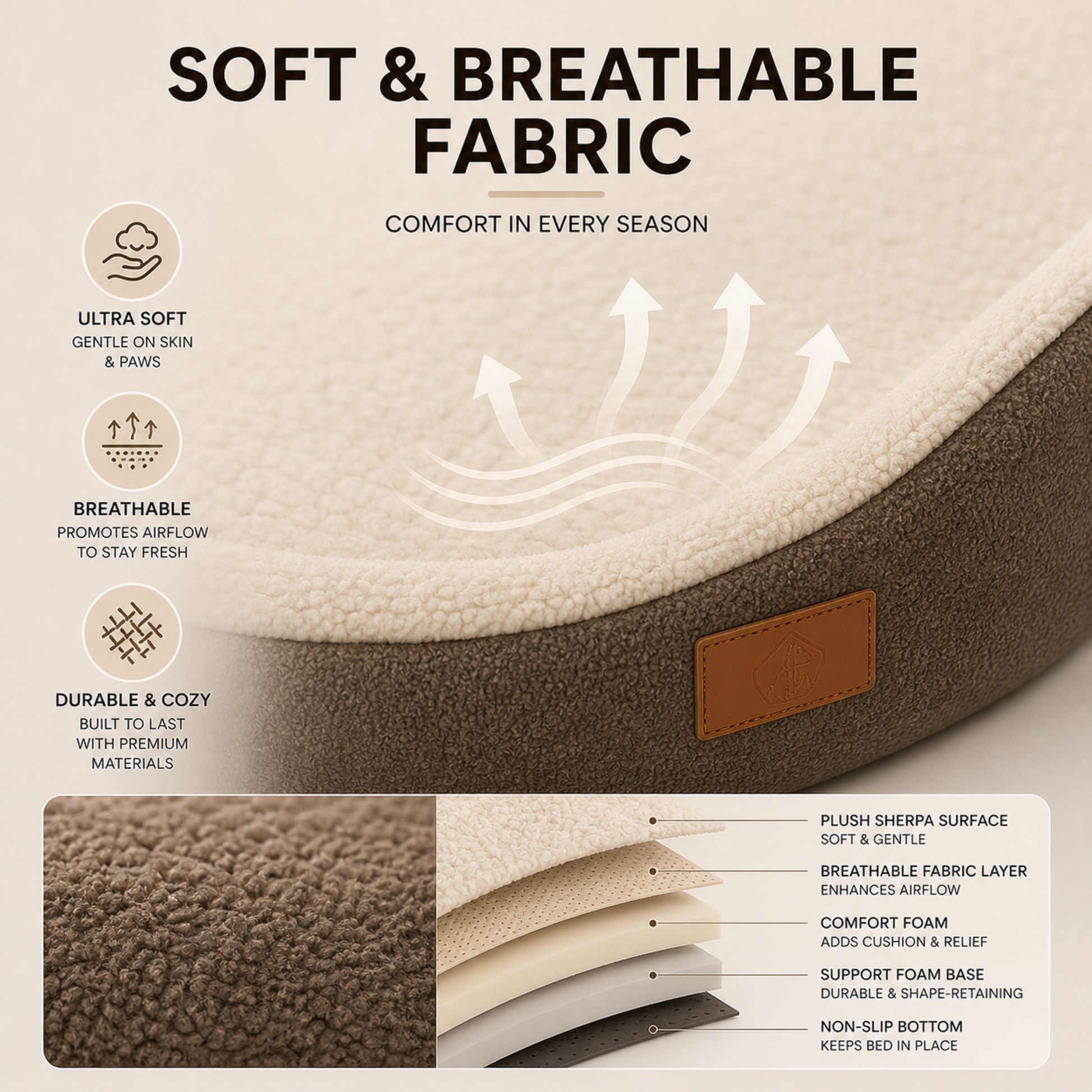 SusanSmith | Pawvello Orthopedic Couch-Style Pet Bed