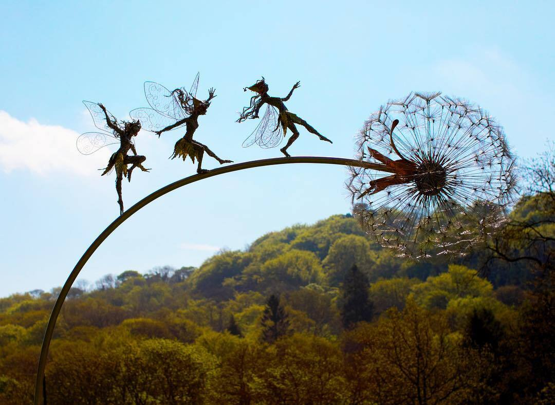 SusanSmith | Perfect Wonderland Garden Decoration - The Naughty Spirits Are Dancing