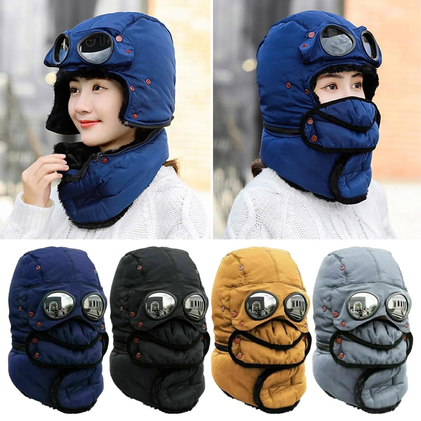 SusanSmith | Polar Vision Thermal Windproof Face Covering Beanie