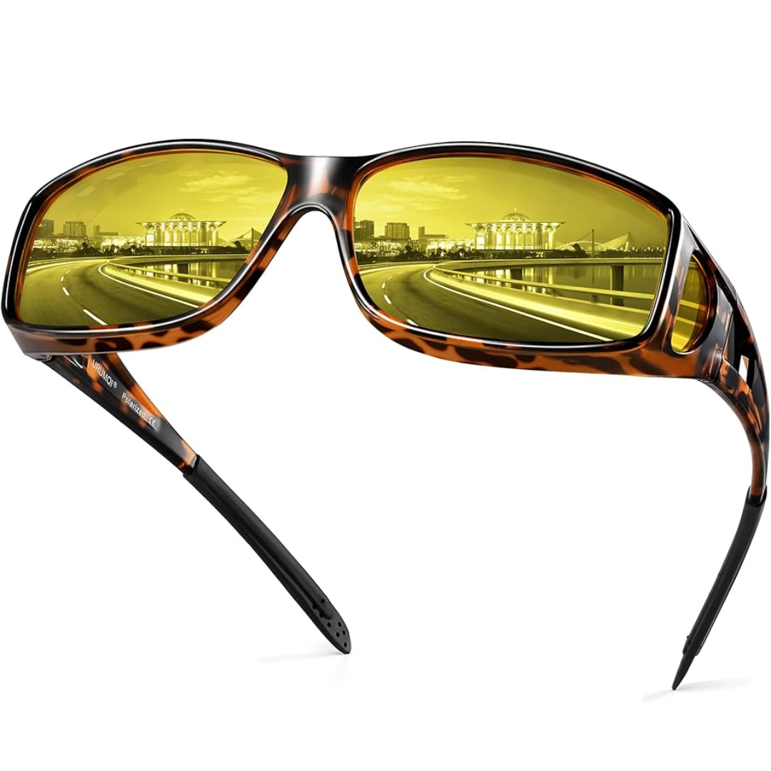 SusanSmith | Polarised Night Vision Driving Glasses | Anti-Glare, Lightweight & Ideal for Low-Light Conditions