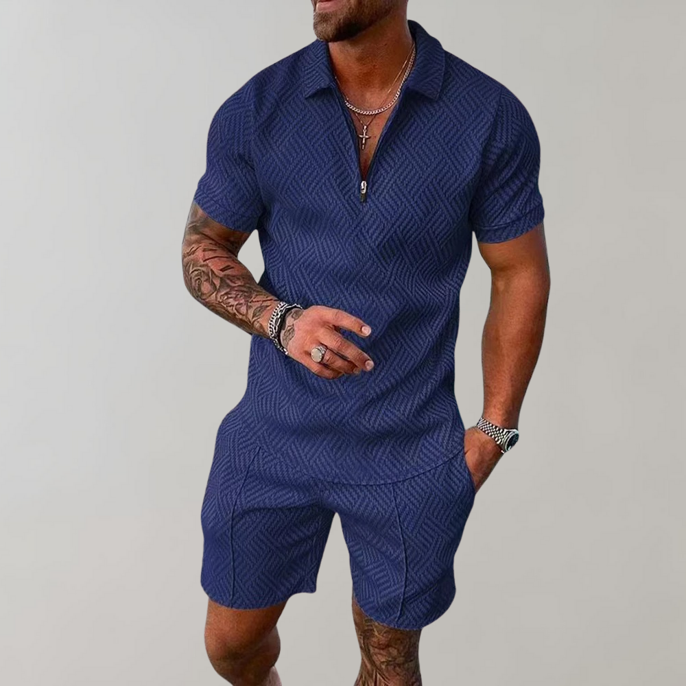 SusanSmith | Polo and Shorts Set for Men