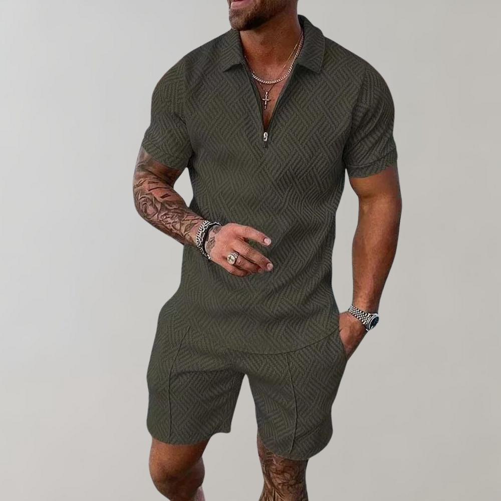 SusanSmith | Polo and Shorts Set for Men