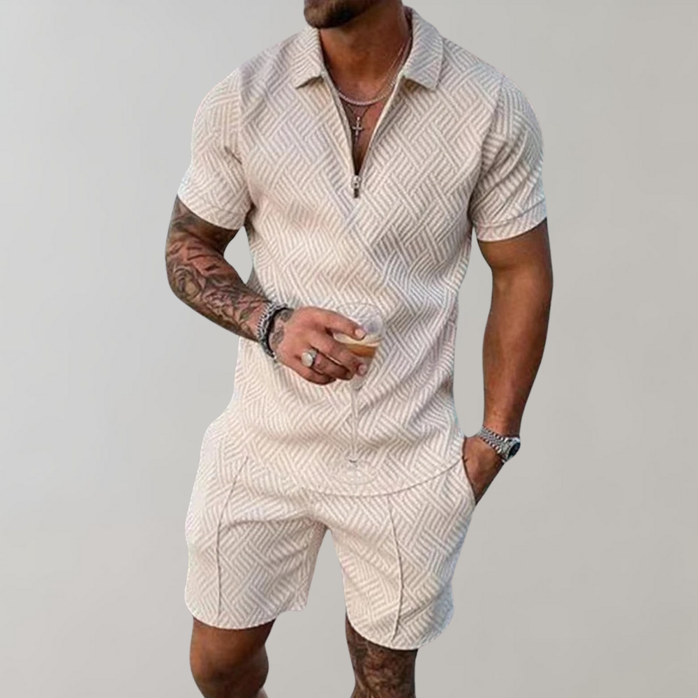 SusanSmith | Polo and Shorts Set for Men