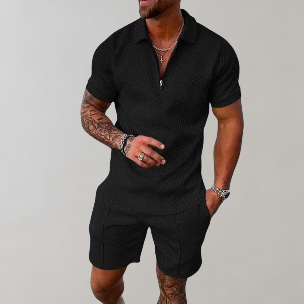 SusanSmith | Polo and Shorts Set for Men