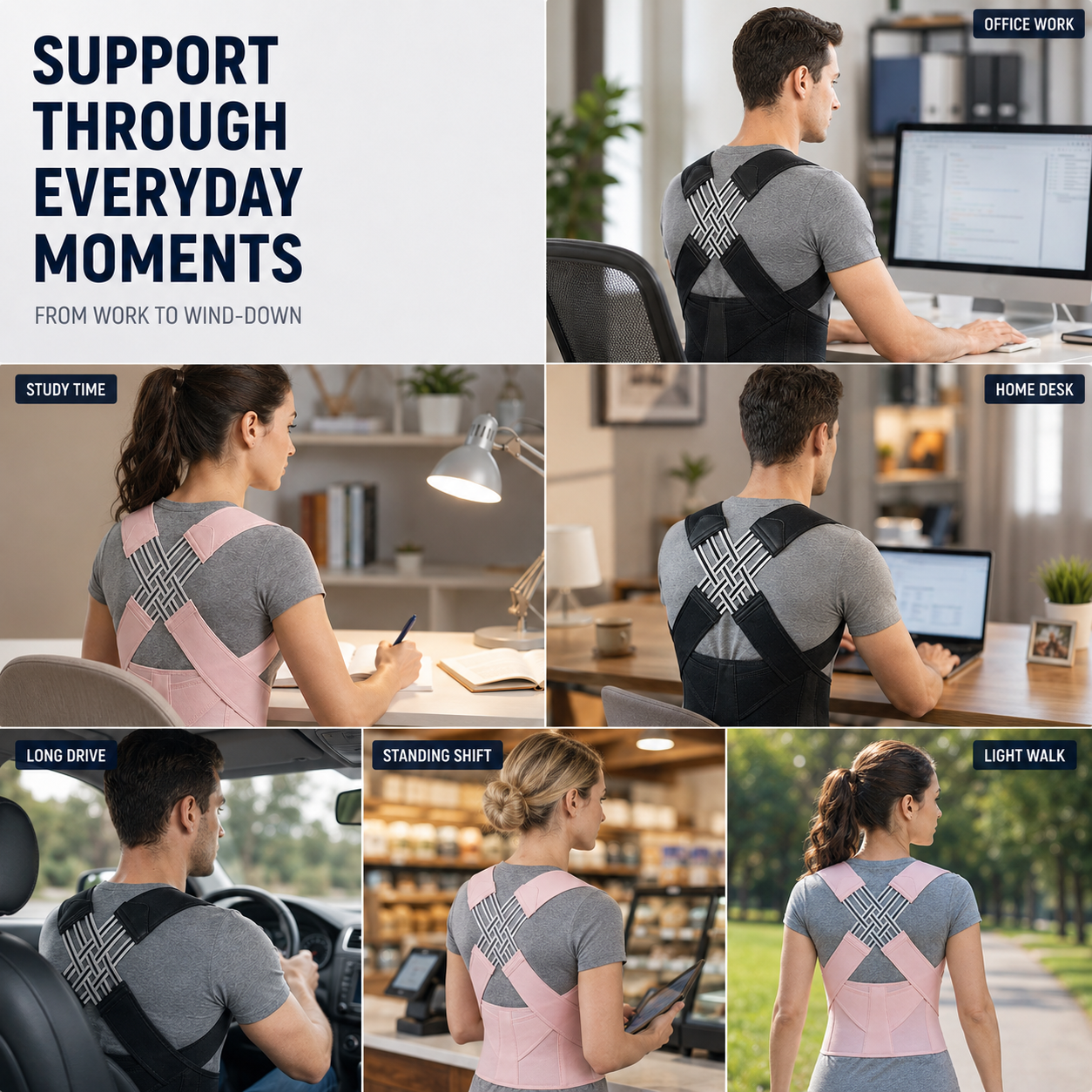 SusanSmith | PostuForm Adjustable Full Back Brace