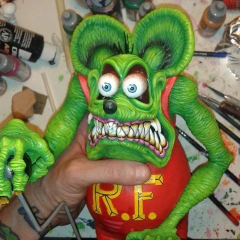 SusanSmith | Rat Fink Collectible Model Toy Halloween Decoration