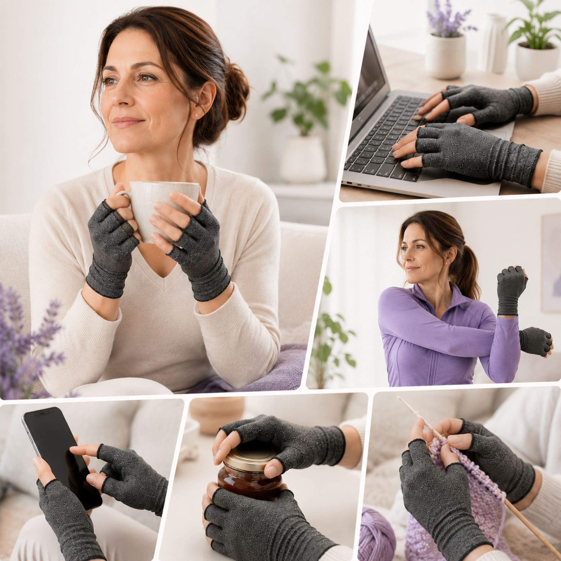 SusanSmith | RelievoGlove Half Finger Compression Glove