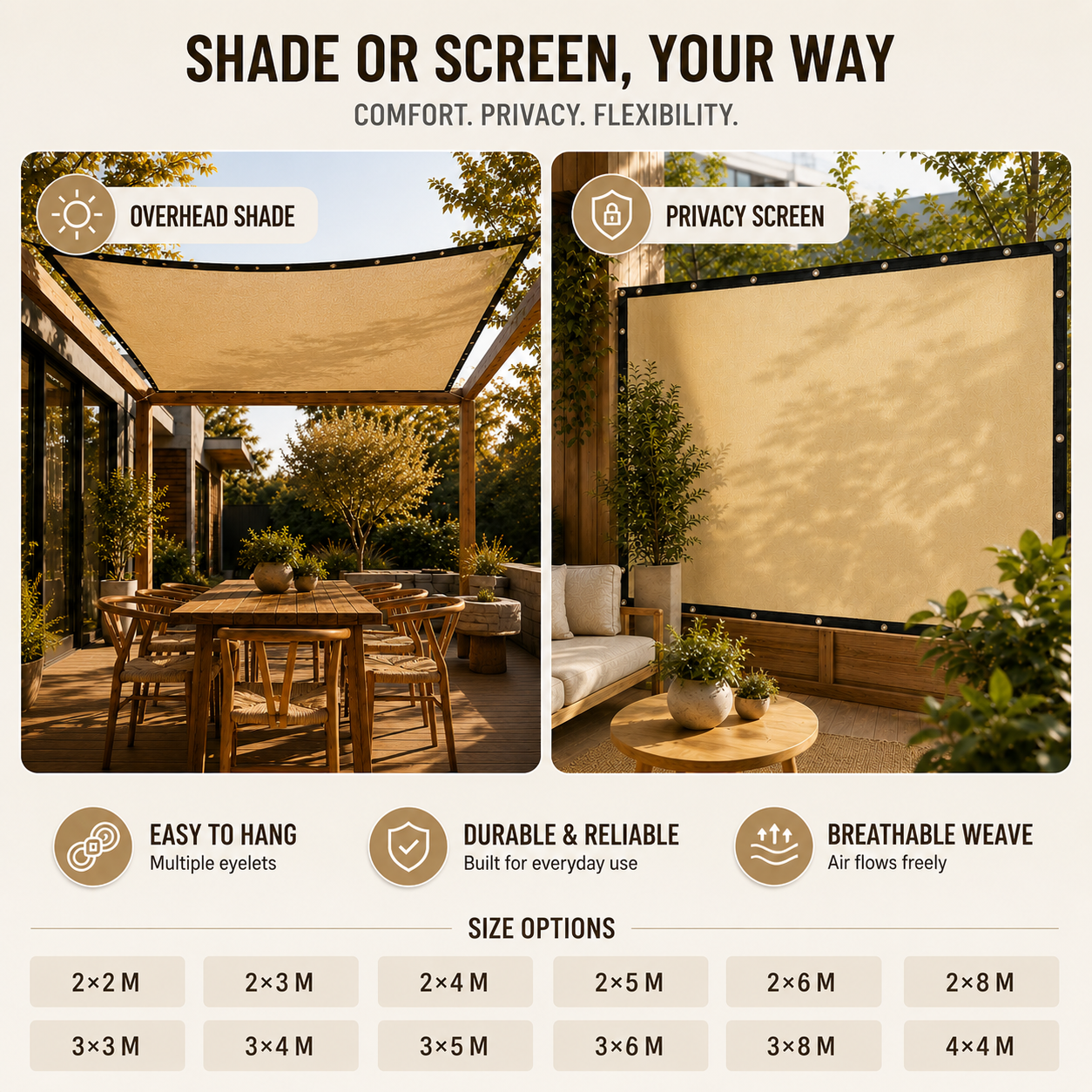 SusanSmith | Shadeora Rectangular Sunshade Awning