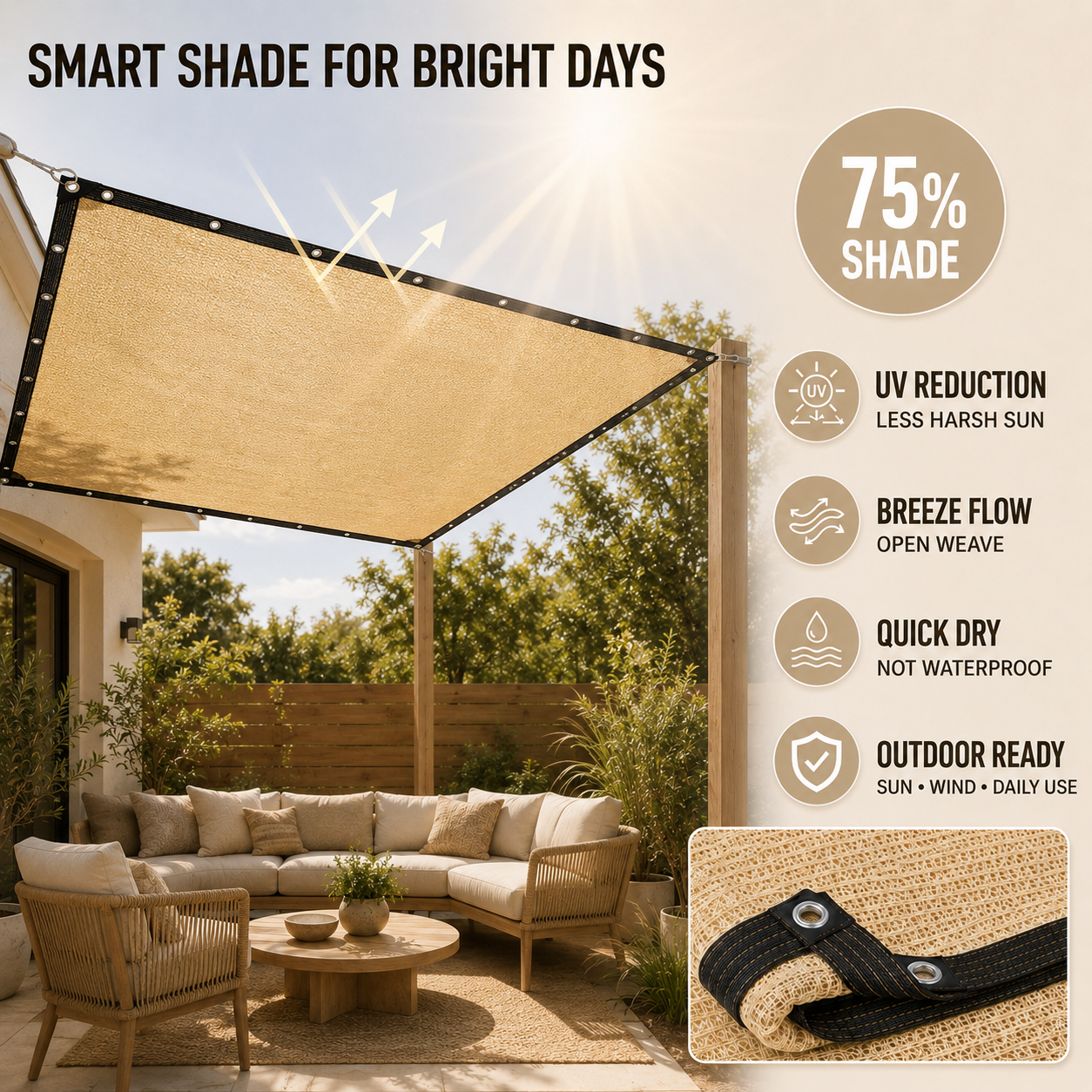 SusanSmith | Shadeora Rectangular Sunshade Awning