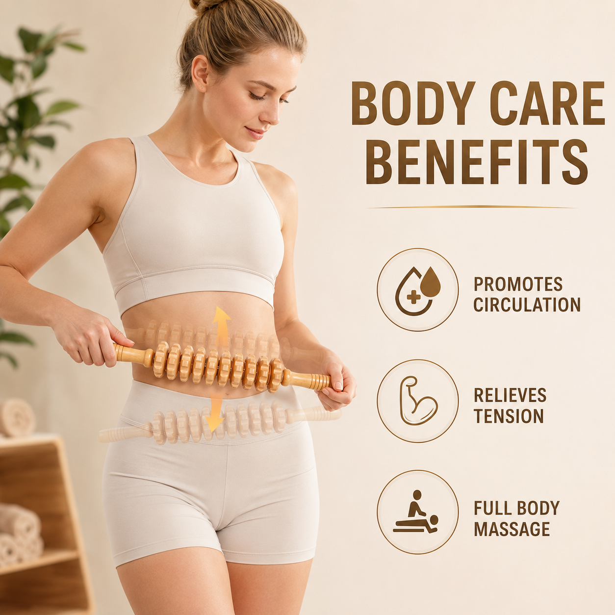 SusanSmith | Silvoroam Curved Wooden Body Roller