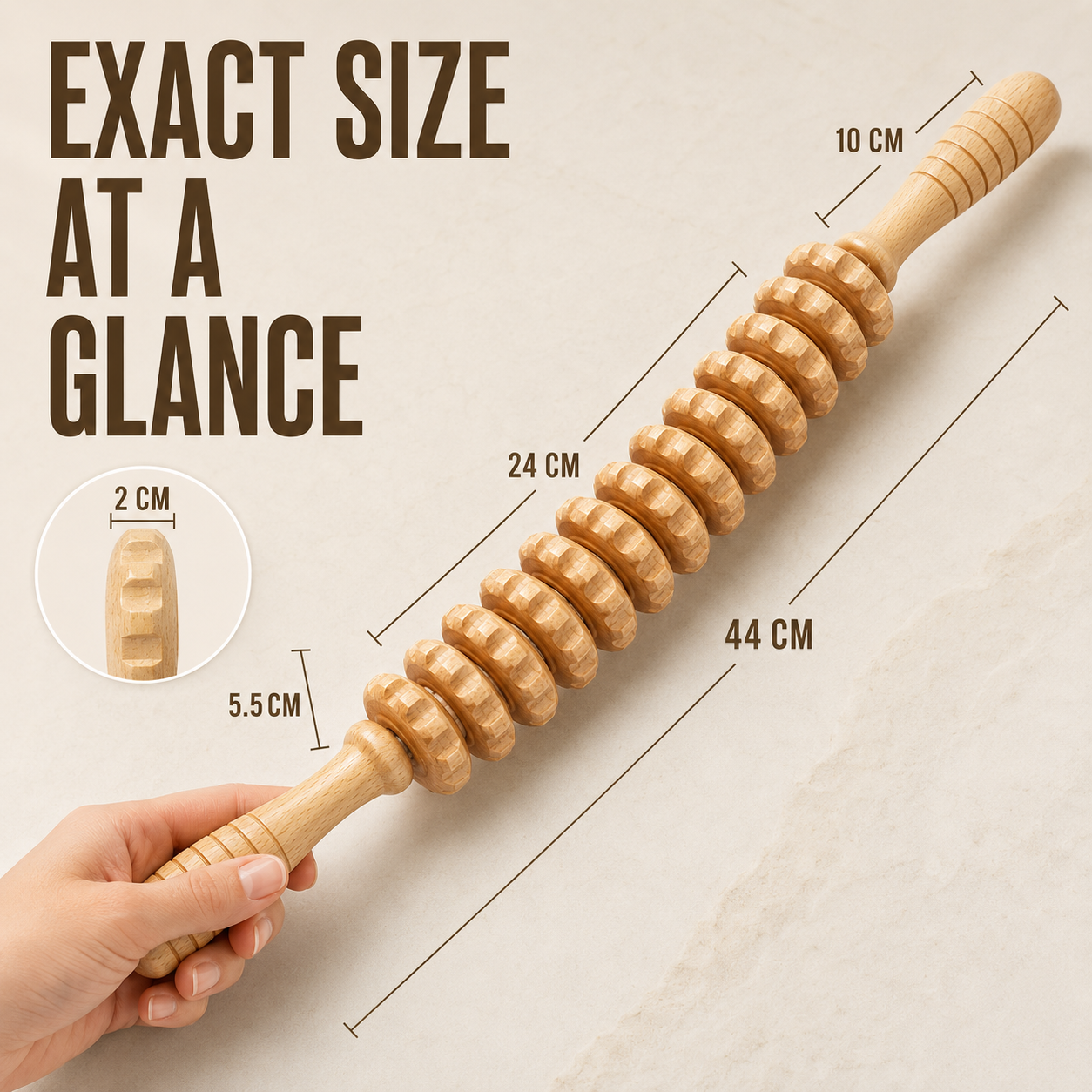 SusanSmith | Silvoroam Curved Wooden Body Roller