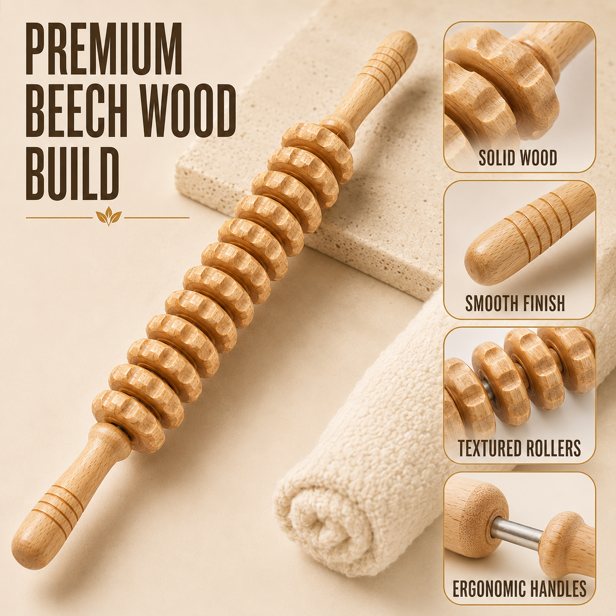 SusanSmith | Silvoroam Curved Wooden Body Roller