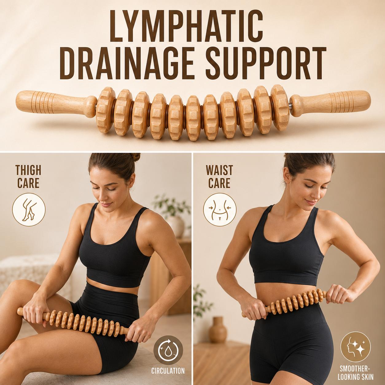 SusanSmith | Silvoroam Curved Wooden Body Roller
