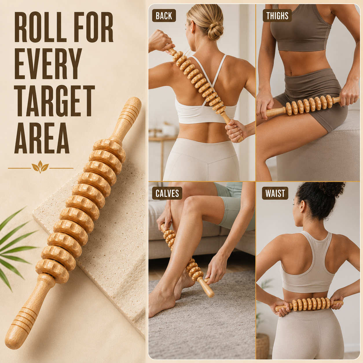 SusanSmith | Silvoroam Curved Wooden Body Roller