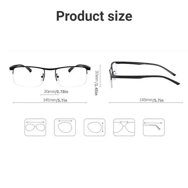 SusanSmith | Smart Progressive Reading Glasses with Blue Light & UV Protection