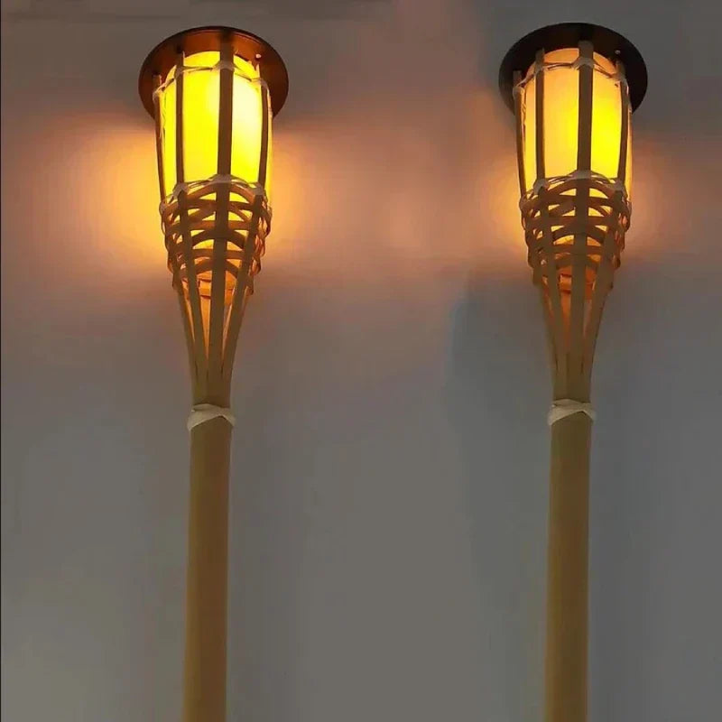 SusanSmith | Solar Garden Torches | Flickering Flame Effect | Set of 5