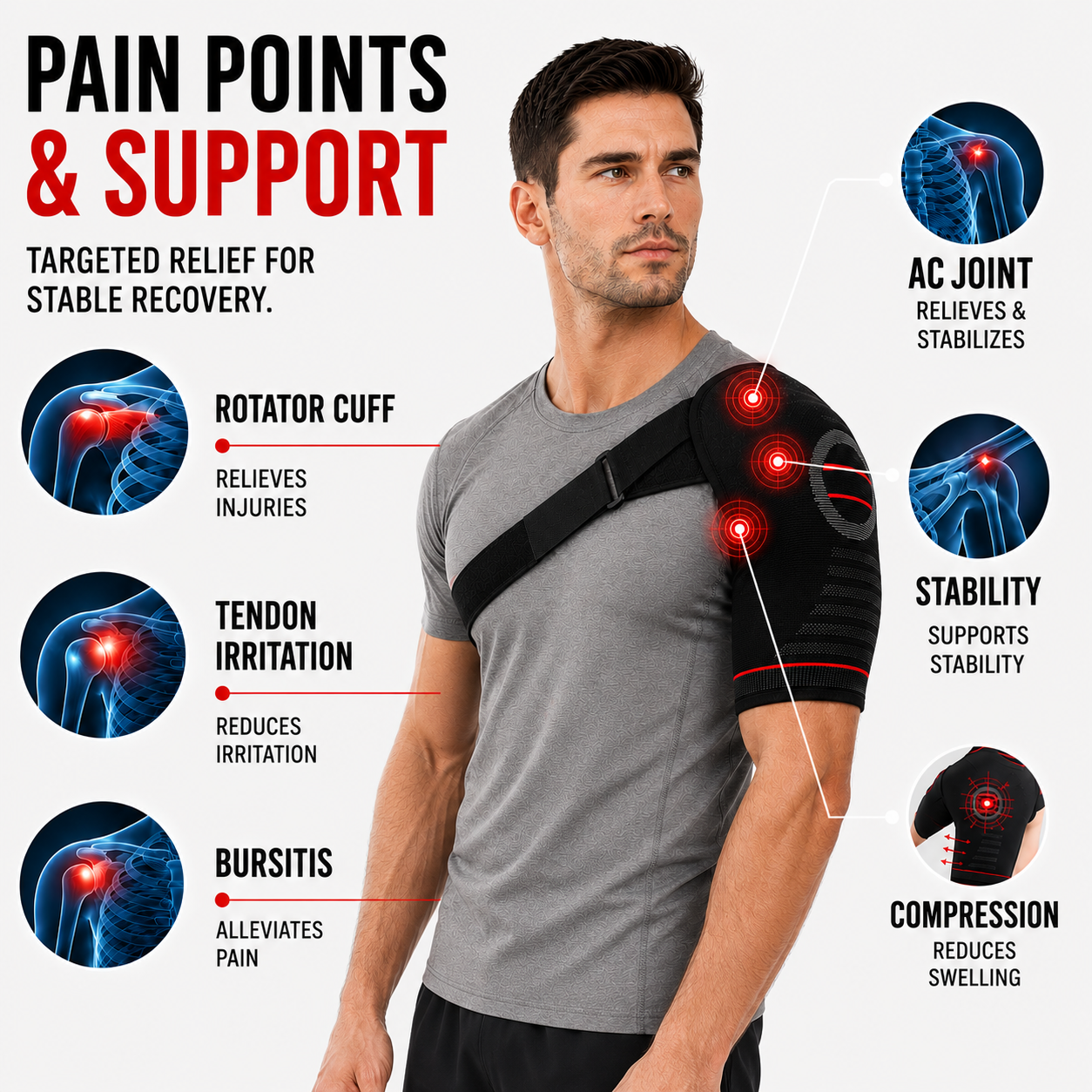 SusanSmith | Sollara Adjustable Shoulder Brace