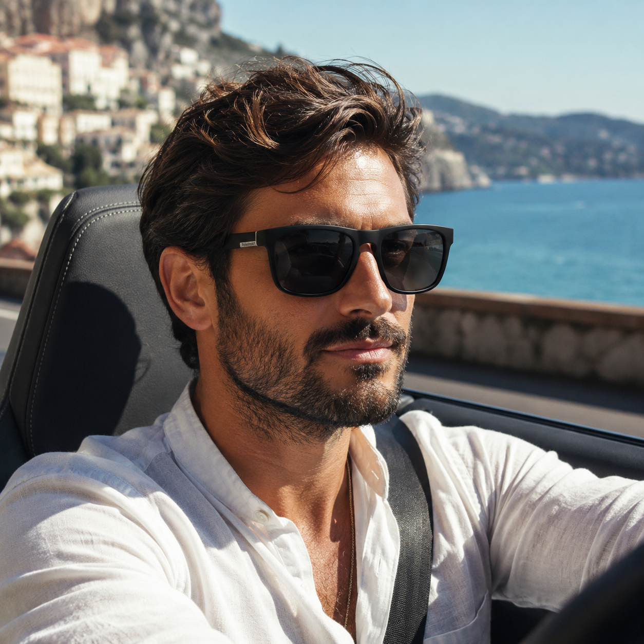 SusanSmith | Squarex Square Frame Polarised Sports Sunglasses
