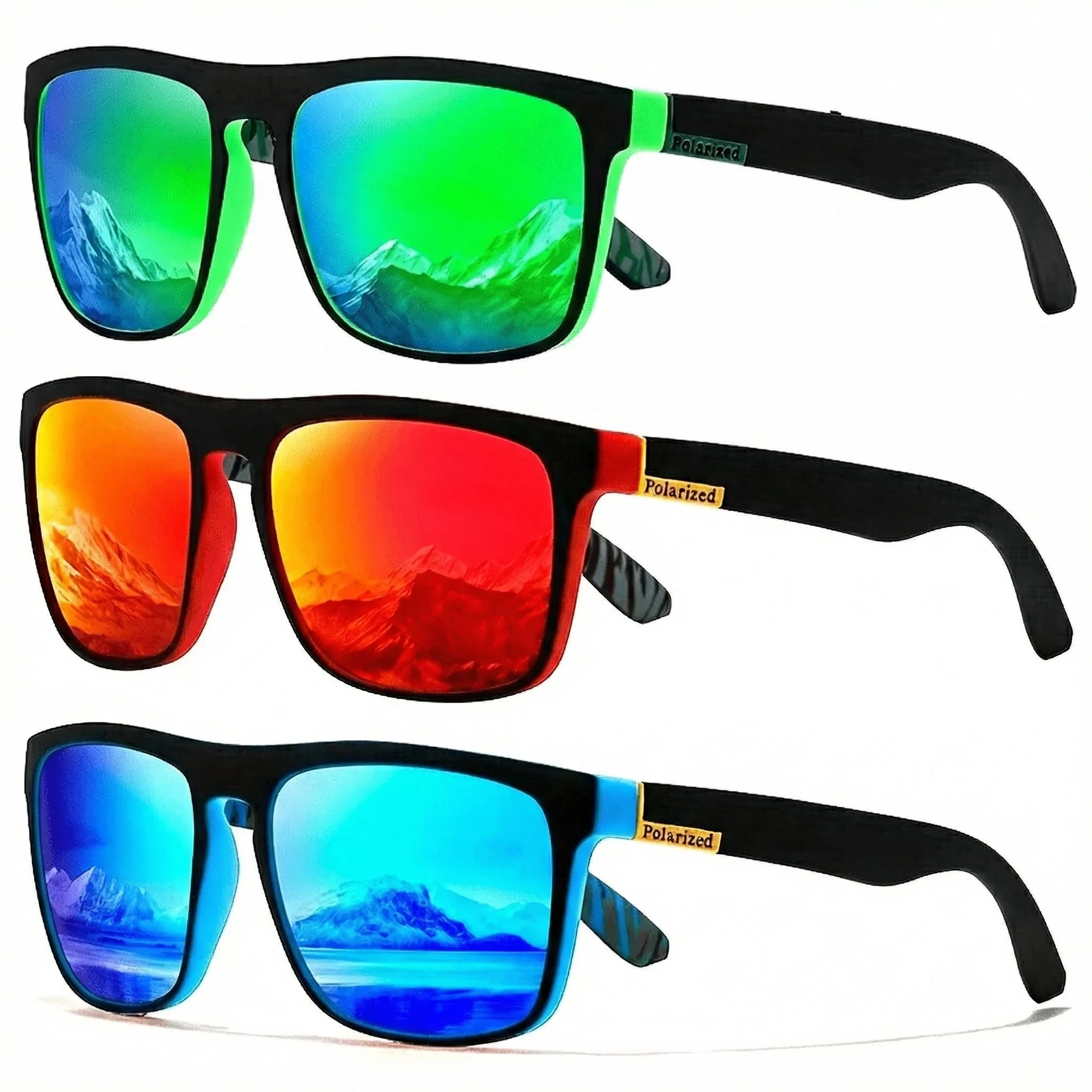 SusanSmith | Squarex Square Frame Polarised Sports Sunglasses