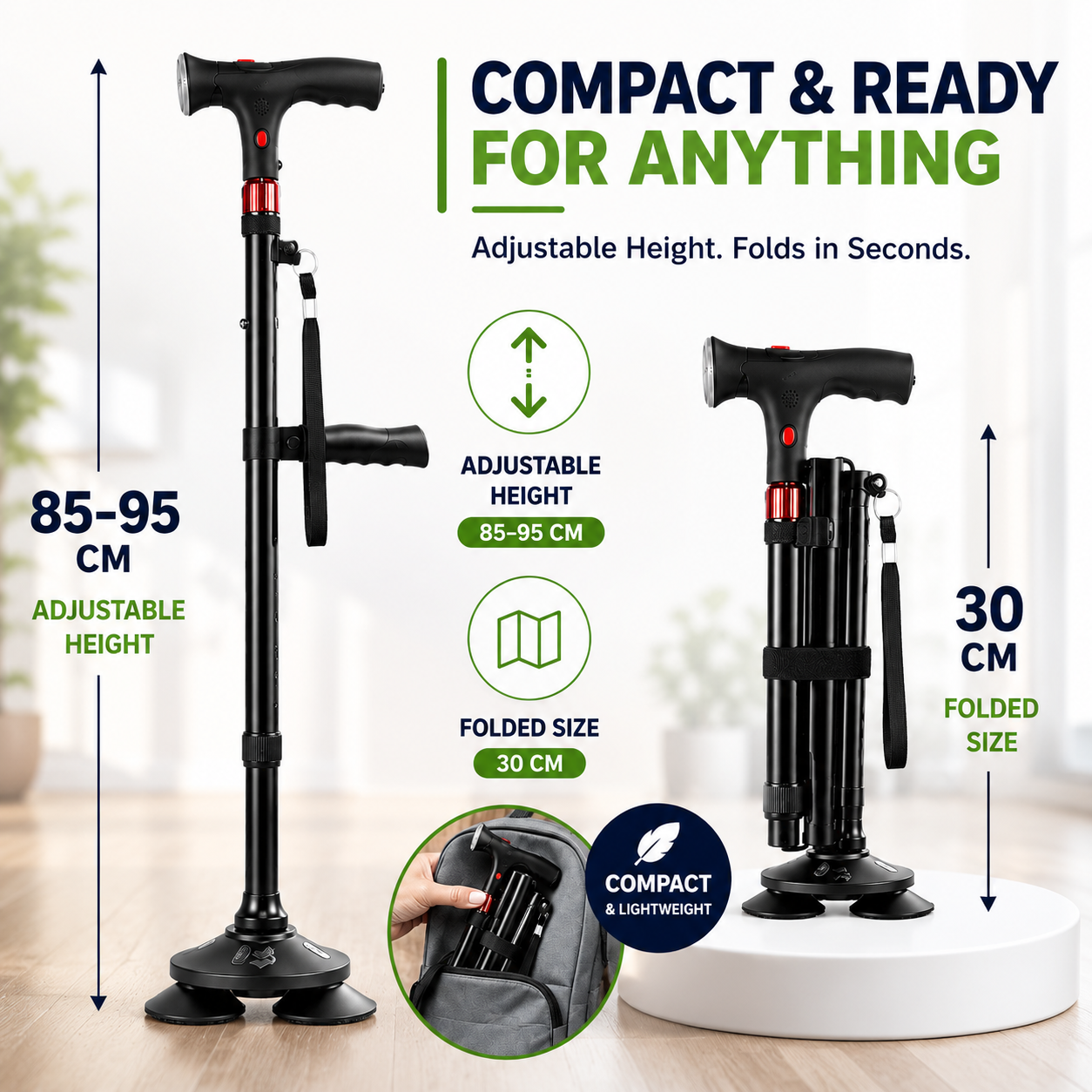 SusanSmith | StabiliTrek Foldable Aluminum Quad Cane