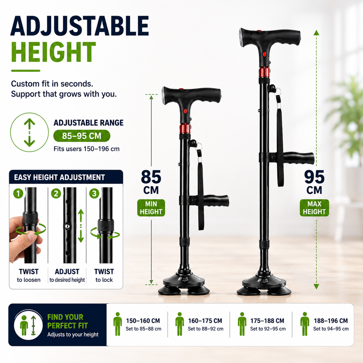 SusanSmith | StabiliTrek Foldable Aluminum Quad Cane