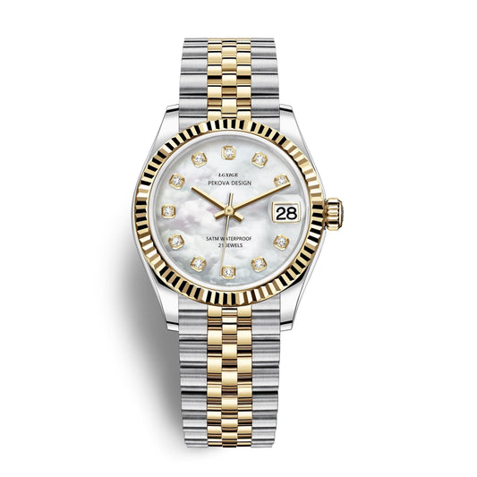 SusanSmith | Stainless Steel Wristwatch | Classic Design