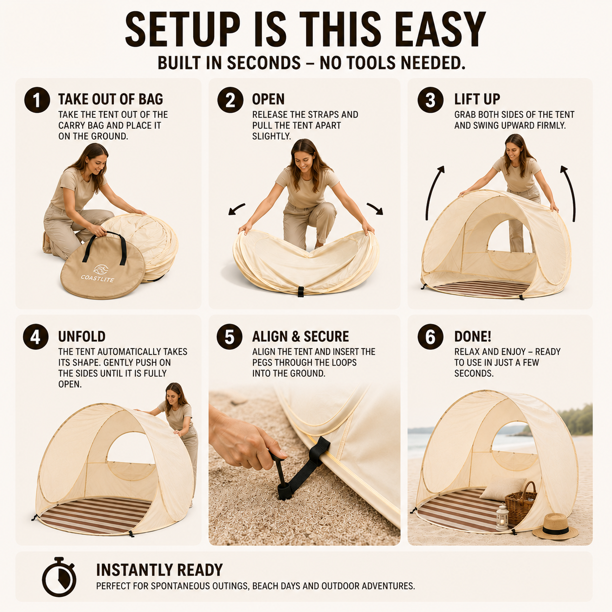 SusanSmith | Sunverra Pop Up Beach Shelter