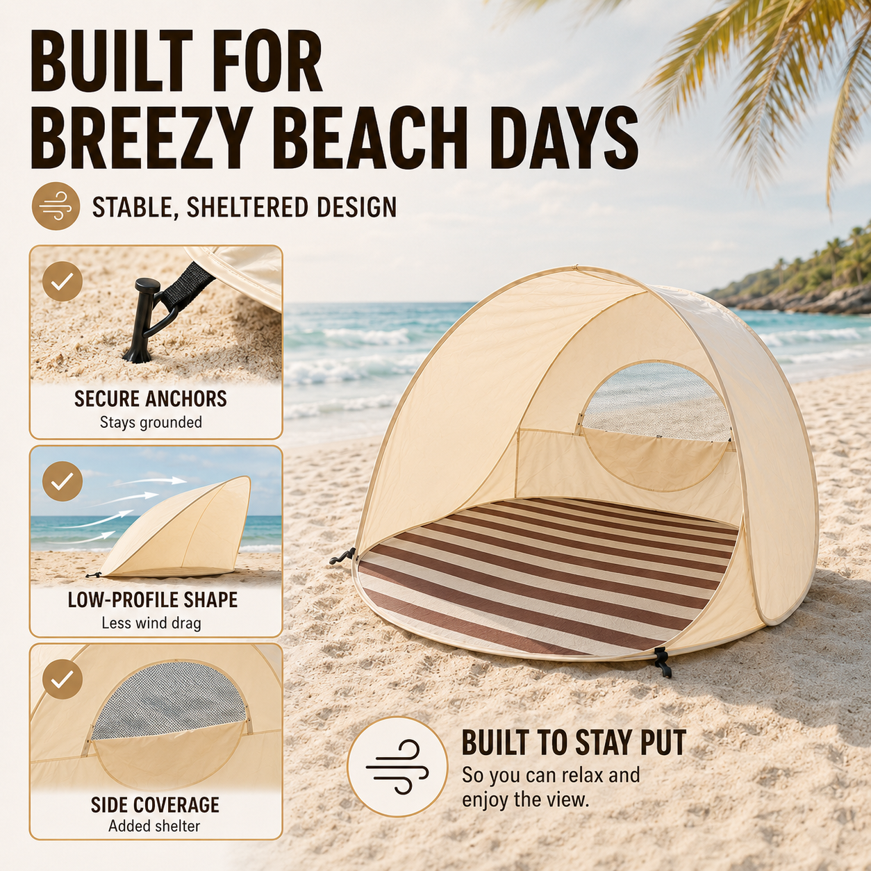 SusanSmith | Sunverra Pop Up Beach Shelter