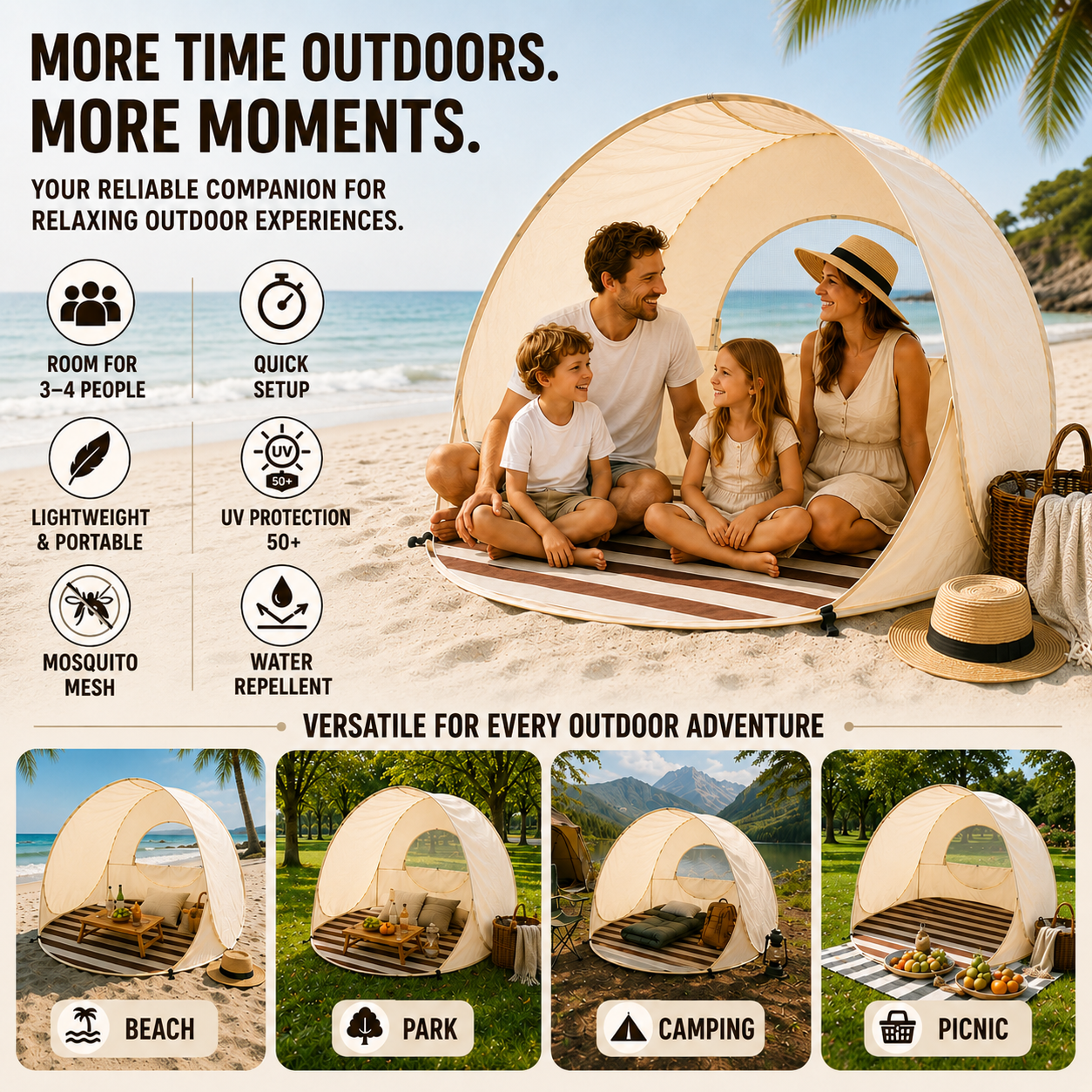 SusanSmith | Sunverra Pop Up Beach Shelter