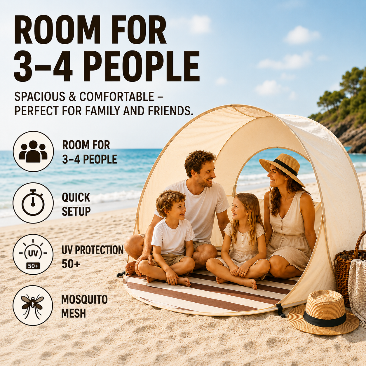 SusanSmith | Sunverra Pop Up Beach Shelter