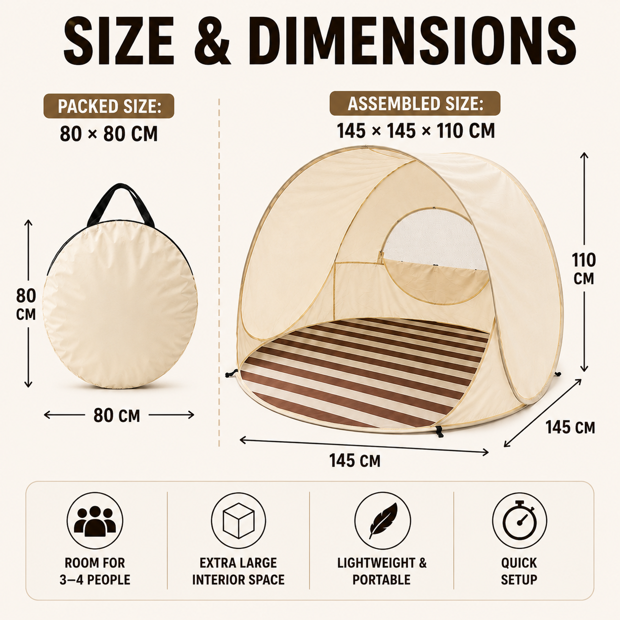 SusanSmith | Sunverra Pop Up Beach Shelter