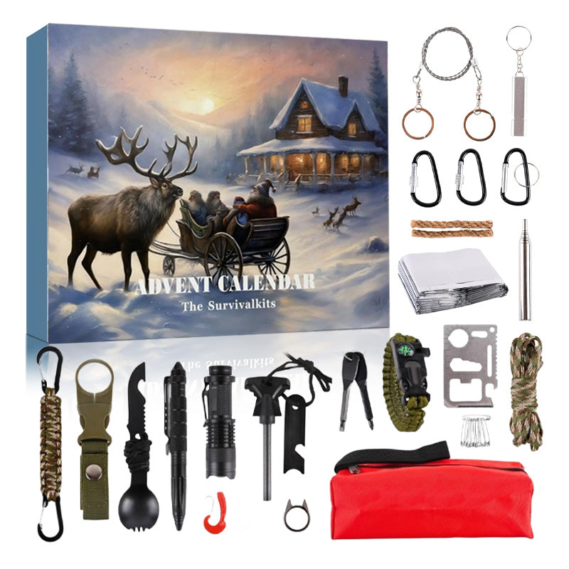 SusanSmith | Survival Tools Advent Calendar for Adults Teens 24 Days Christmas Countdown
