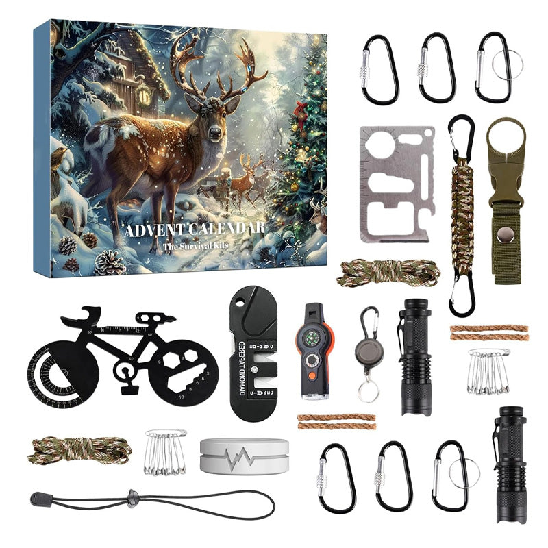 SusanSmith | Survival Tools Advent Calendar for Adults Teens 24 Days Christmas Countdown