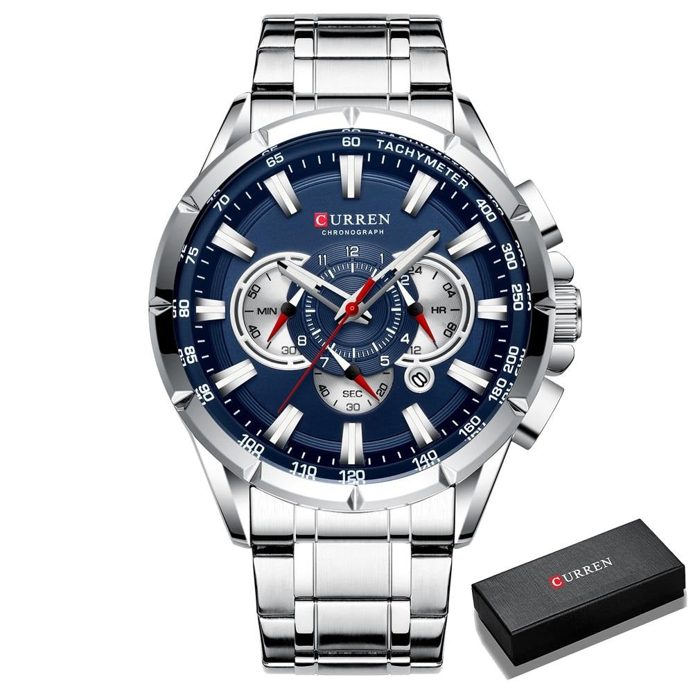 SusanSmith SusanSmith™ CURREN Luxe Quartz Watch with Stopwatch | Affordable Luxury