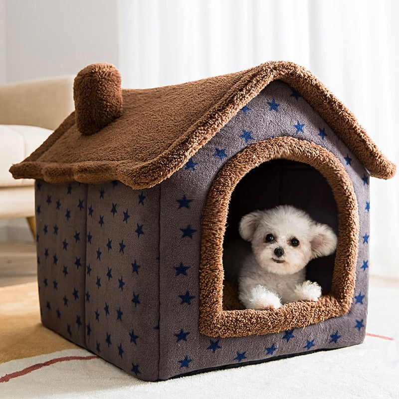 SusanSmith SusanSmith™ Fluffy Pet House | A Cozy & Warm Sleeping Place for Your Pet