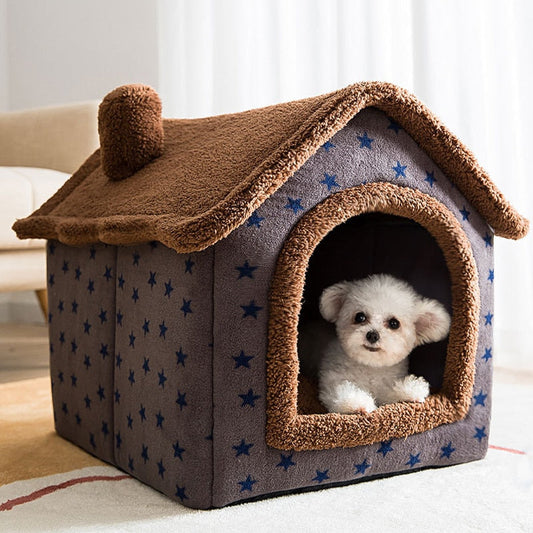 SusanSmith SusanSmith™ Fluffy Pet House | A Cozy & Warm Sleeping Place for Your Pet