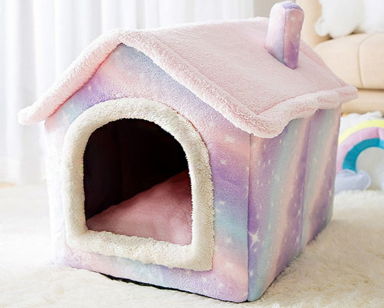 SusanSmith SusanSmith™ Fluffy Pet House | A Cozy & Warm Sleeping Place for Your Pet