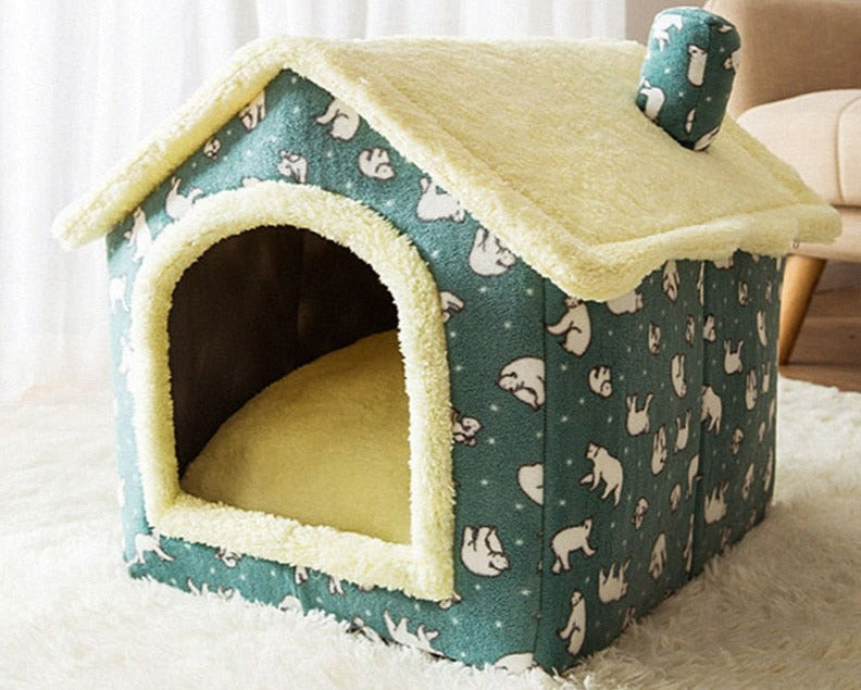 SusanSmith SusanSmith™ Fluffy Pet House | A Cozy & Warm Sleeping Place for Your Pet