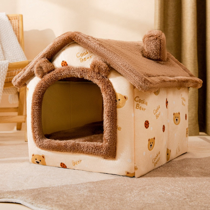 SusanSmith SusanSmith™ Fluffy Pet House | A Cozy & Warm Sleeping Place for Your Pet