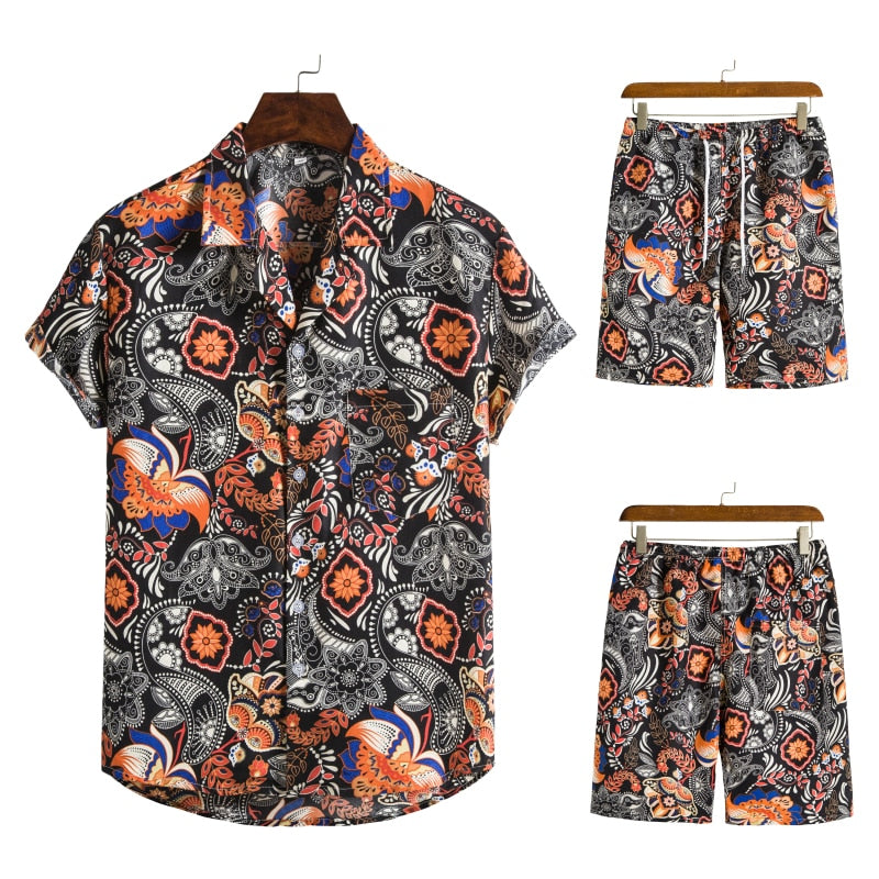 SusanSmith SusanSmith™ Hawaiian Men's Jumpsuit | A Cheerful & Summery Jumpsuit for the Summer