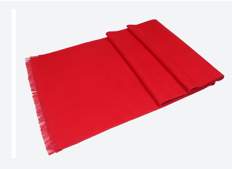 SusanSmith SusanSmith™ Red Cashmere Scarf | Soft and Warm Cashmere Scarf
