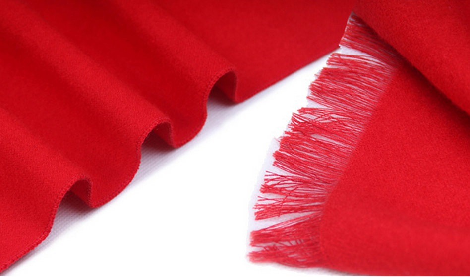 SusanSmith SusanSmith™ Red Cashmere Scarf | Soft and Warm Cashmere Scarf