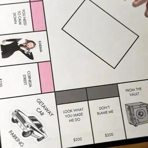 SusanSmith | SWIFTOPOLY - TS 'Swiftie' Monopoly Board Game