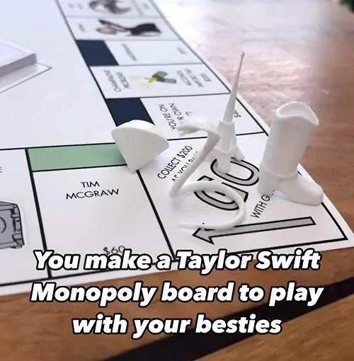 SusanSmith | SWIFTOPOLY - TS 'Swiftie' Monopoly Board Game