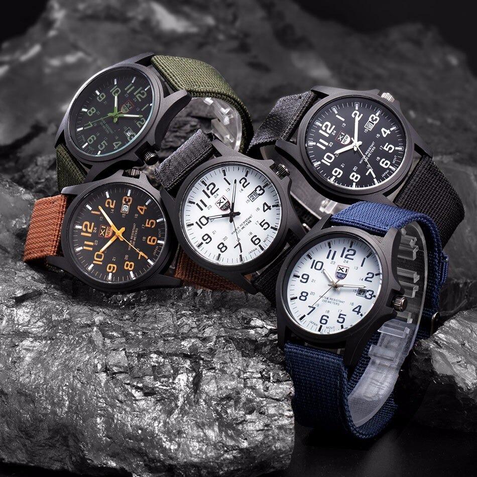SusanSmith | Tactical Men's Watch AdventureTime – Waterproof and Shock Resistant with LED
