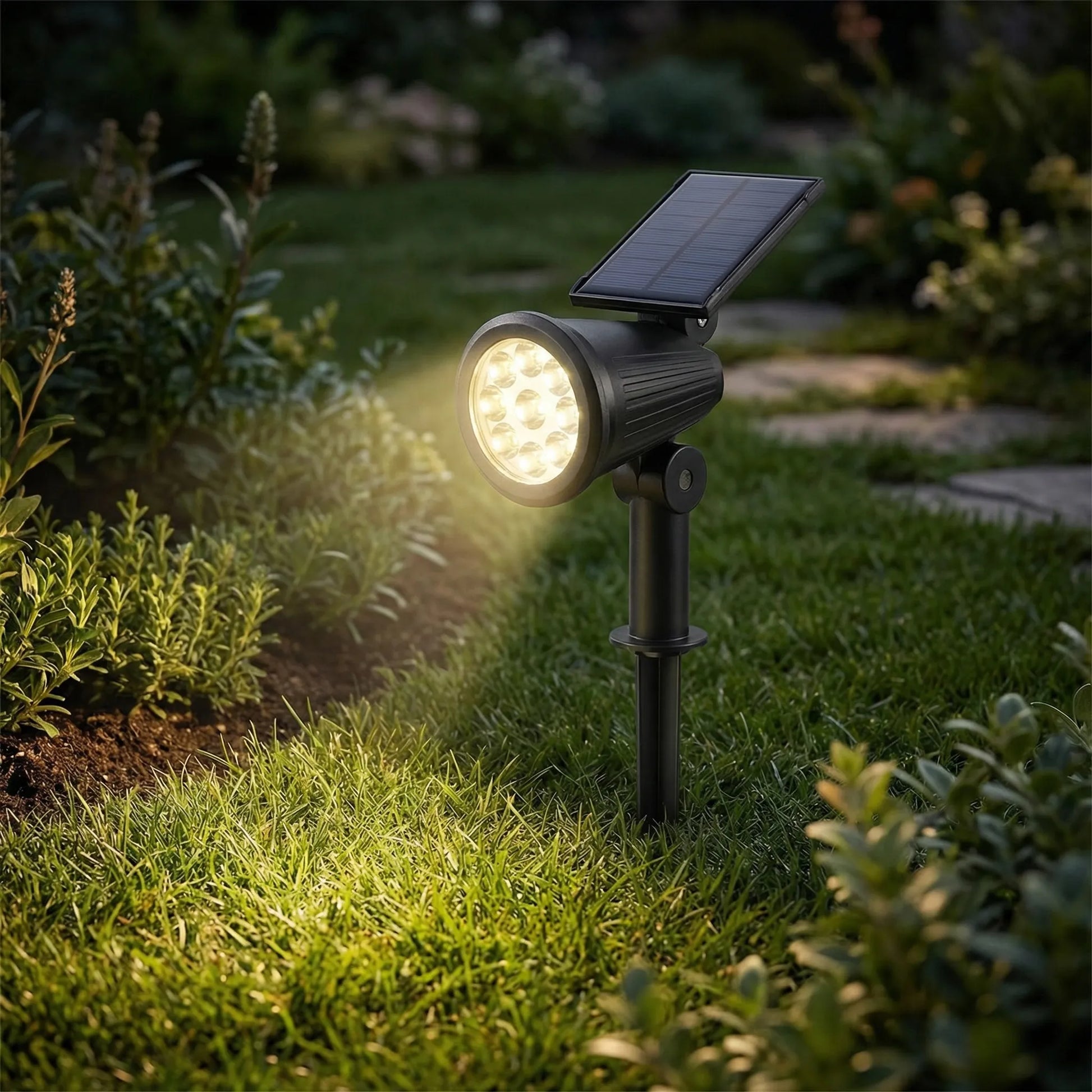 SusanSmith | Terralux Solar-Powered In-Ground Garden Spotlight