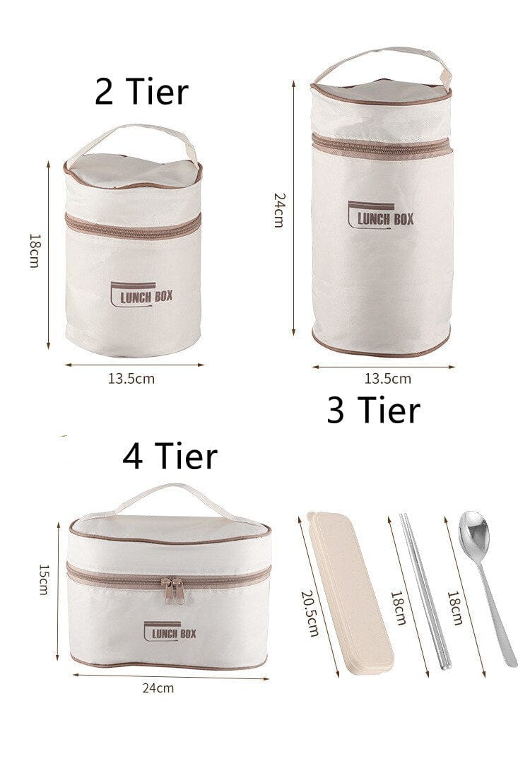 SusanSmith | Thermo-insulated lunch box containers made of stainless steel